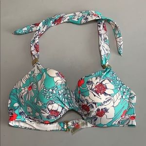 Victoria’s Secret floral bikini top size 3…